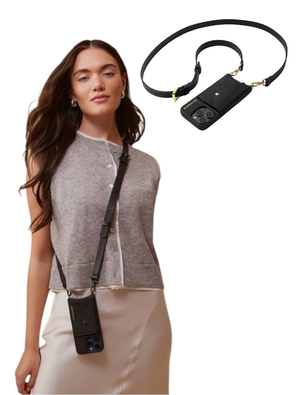 Bandolier Hailey Crossbody Wallet Phone Case for iPhone 13 Pro Max